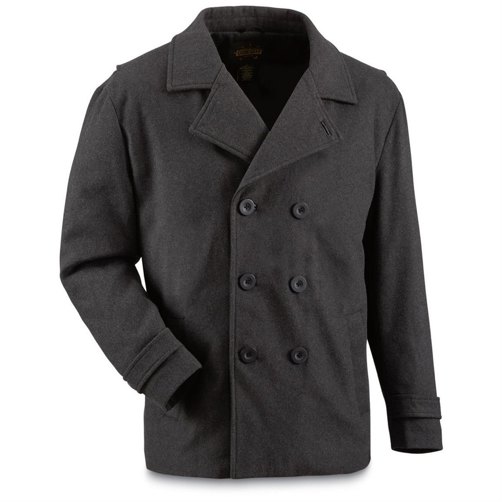 Guide Gear Men's Wool-Blend Pea Coat